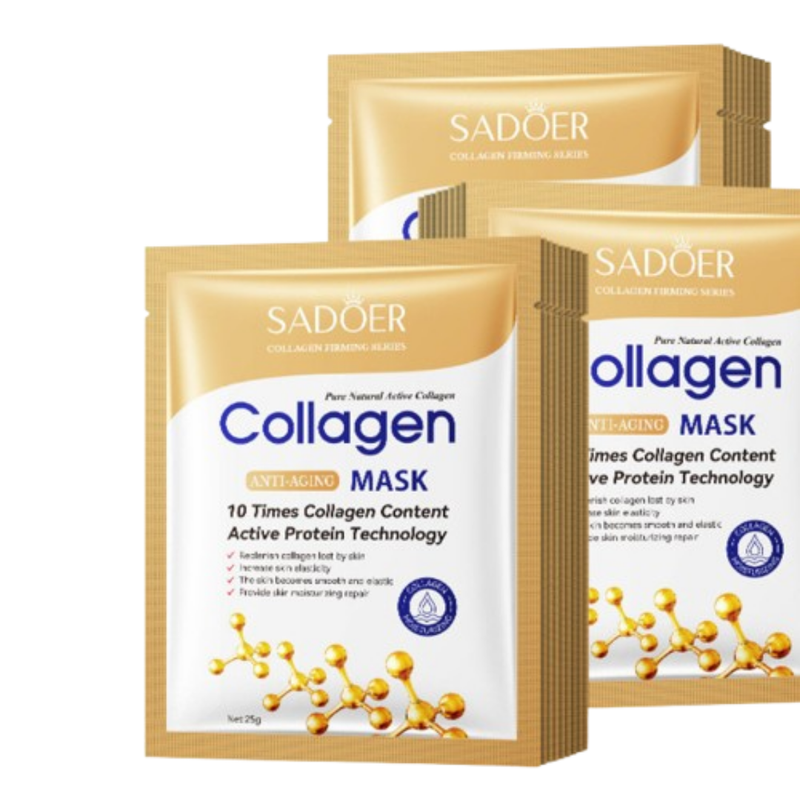 CollagenSilic© Máscara de Silicone - Ativação de Colágeno e Ácido Hialurônico [Efeito Botox]