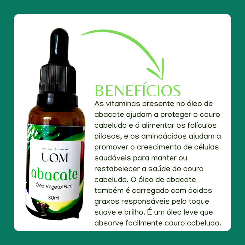 Uom© Óleo de Abacate - [Efeito Botox] Rejuvenecedor