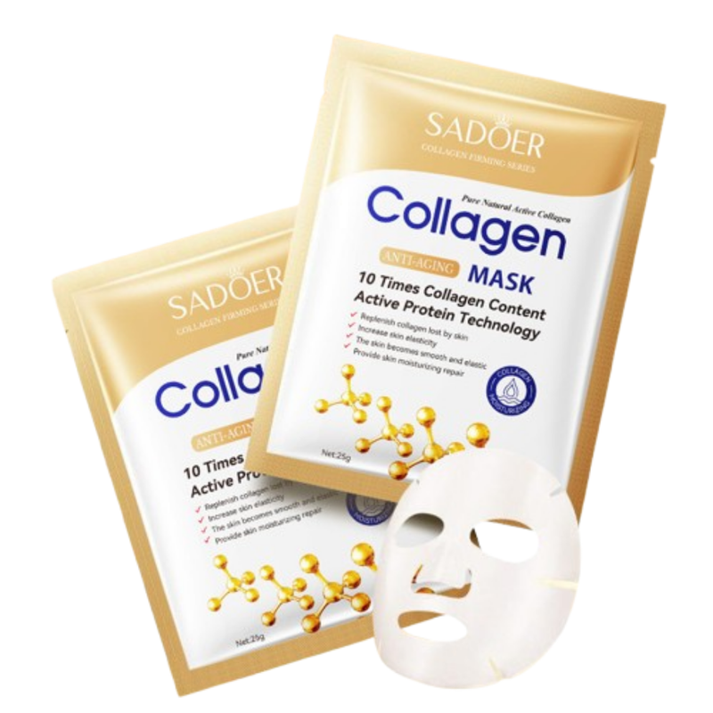CollagenSilic© Máscara de Silicone - Ativação de Colágeno e Ácido Hialurônico [Efeito Botox]