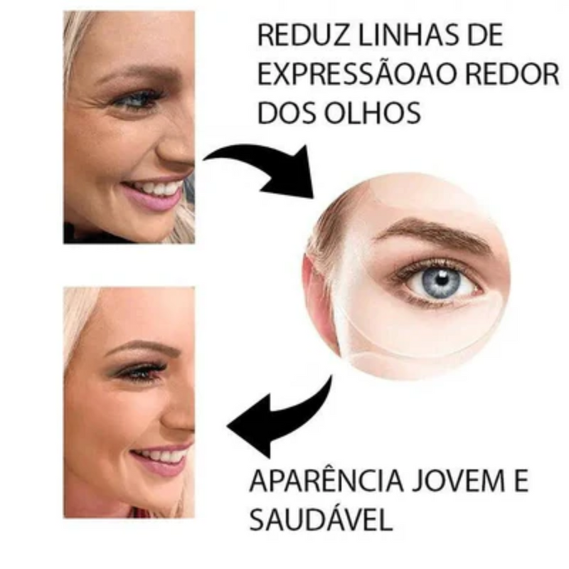 Adesivo Anti-Rugas das Famosas - Reutilizável em até 40 aplicações + Brinde Grátis
