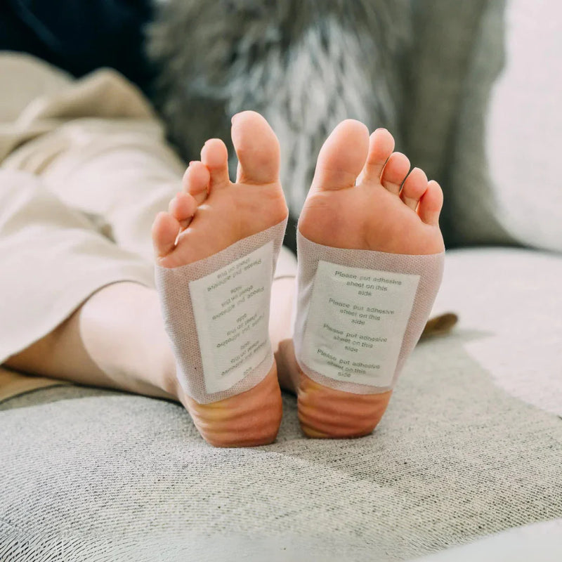 DetoxFeet™ – Adesivo Detox para Pés - Elimina Toxinas, Diminui o Inchaço e Auxilia no Emagrecimento