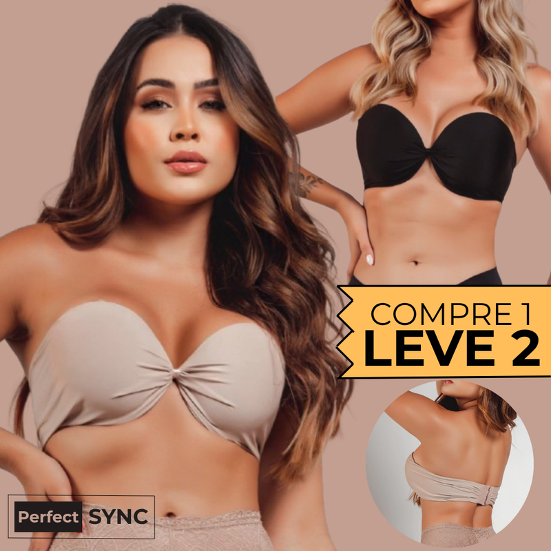 Sutiã Sync Confort© 2.0 Tomara que Caia - Super Sustentação - [Compre 1 Leve 2]