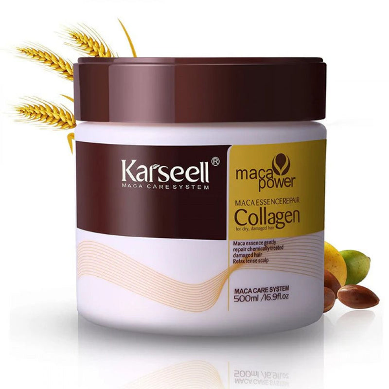Karseel© Reconstrução Capilar Avançada + Shampoo e Condicionador GRÁTIS